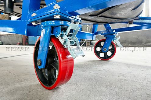 Portable Belt Conveyor For Sugar Bag Handling Universal Wheel Portable Belt Conveyor For Sugar Bag Handling Universal Wheel