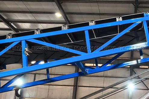 Portable Belt Conveyor For Sugar Bag Handling Frame Contruction Portable Belt Conveyor For Sugar Bag Handling Frame Contruction