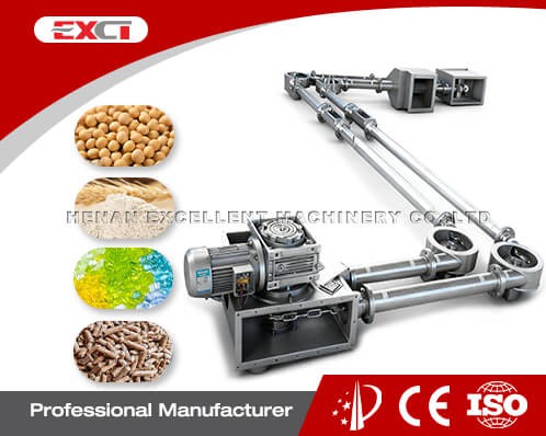 Cjevasti lančani transporter